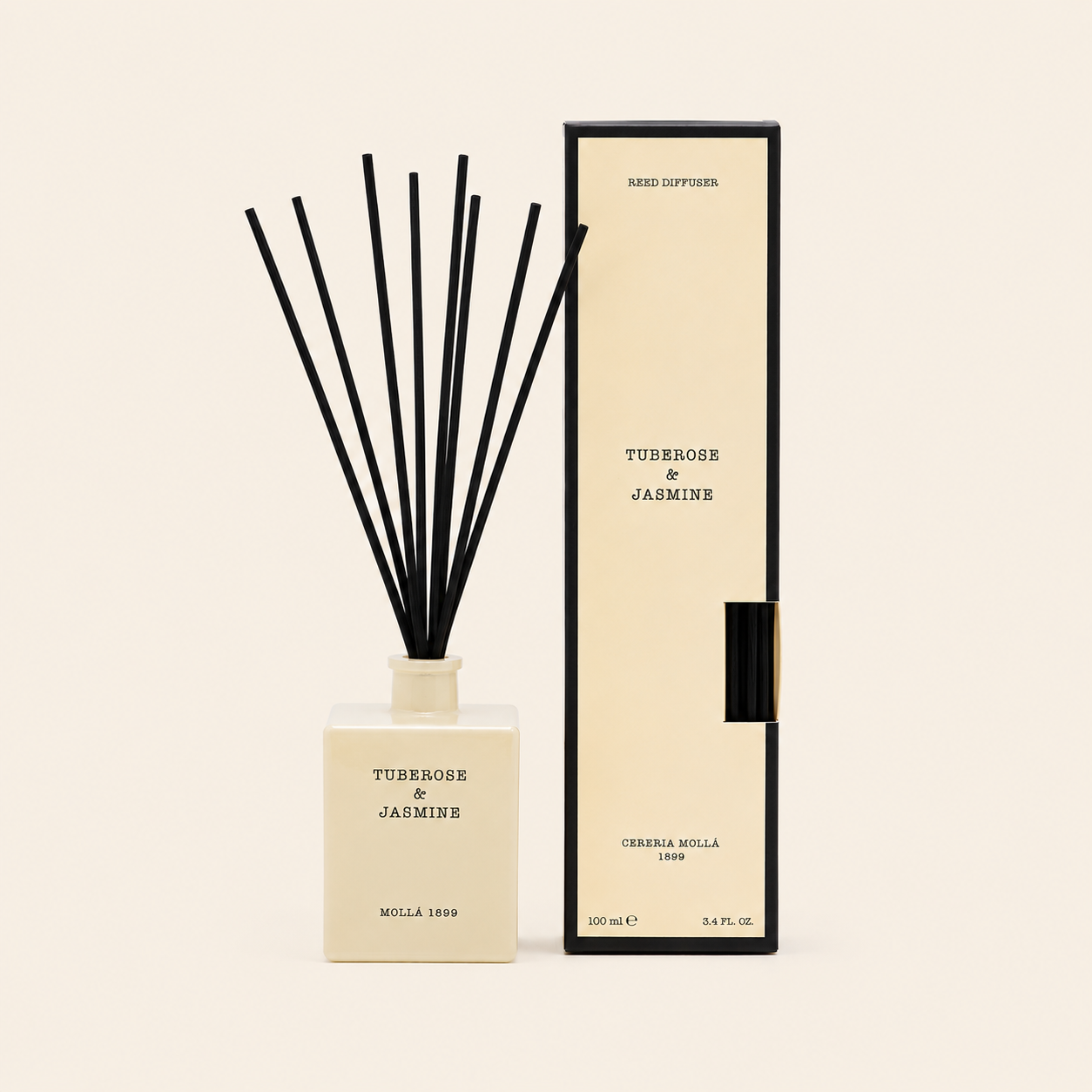 موزّع عطر بالعصي Tuberose & Jasmine (Cereria Mollá) 250 مل