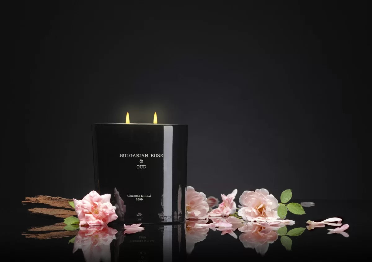 شمعة Bulgarian Rose & Oud (Cereria Mollá)