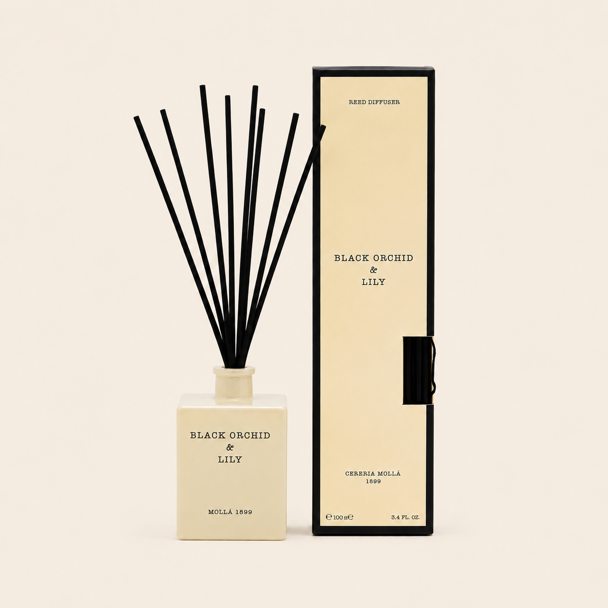 موزّع عطر بالعصي Black Orchid & Lily (Cereria Mollá) 250 مل