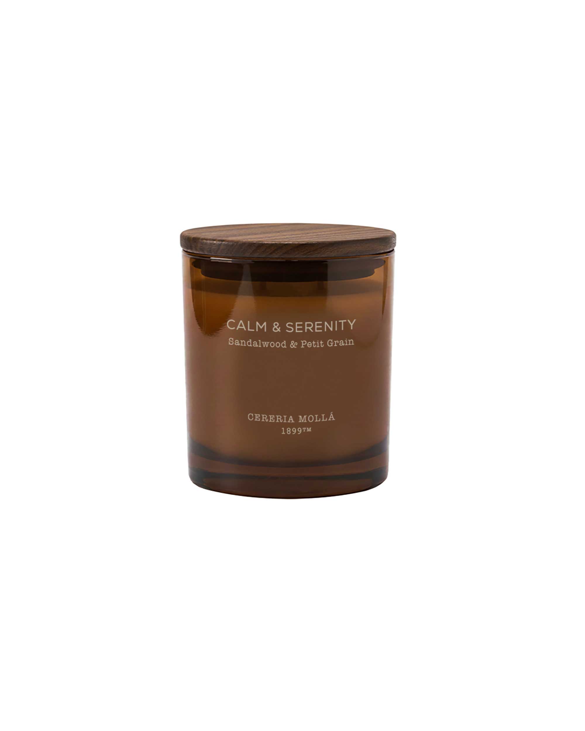 شمعة فاخرة كبيرة Calm & Serenity – Sandalwood | مجموعة Well Being