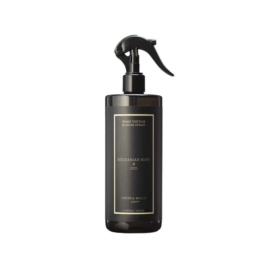 بخاخ معطر للأقمشة Bulgarian Rose & Oud — 500 مل (Cereria Mollá)