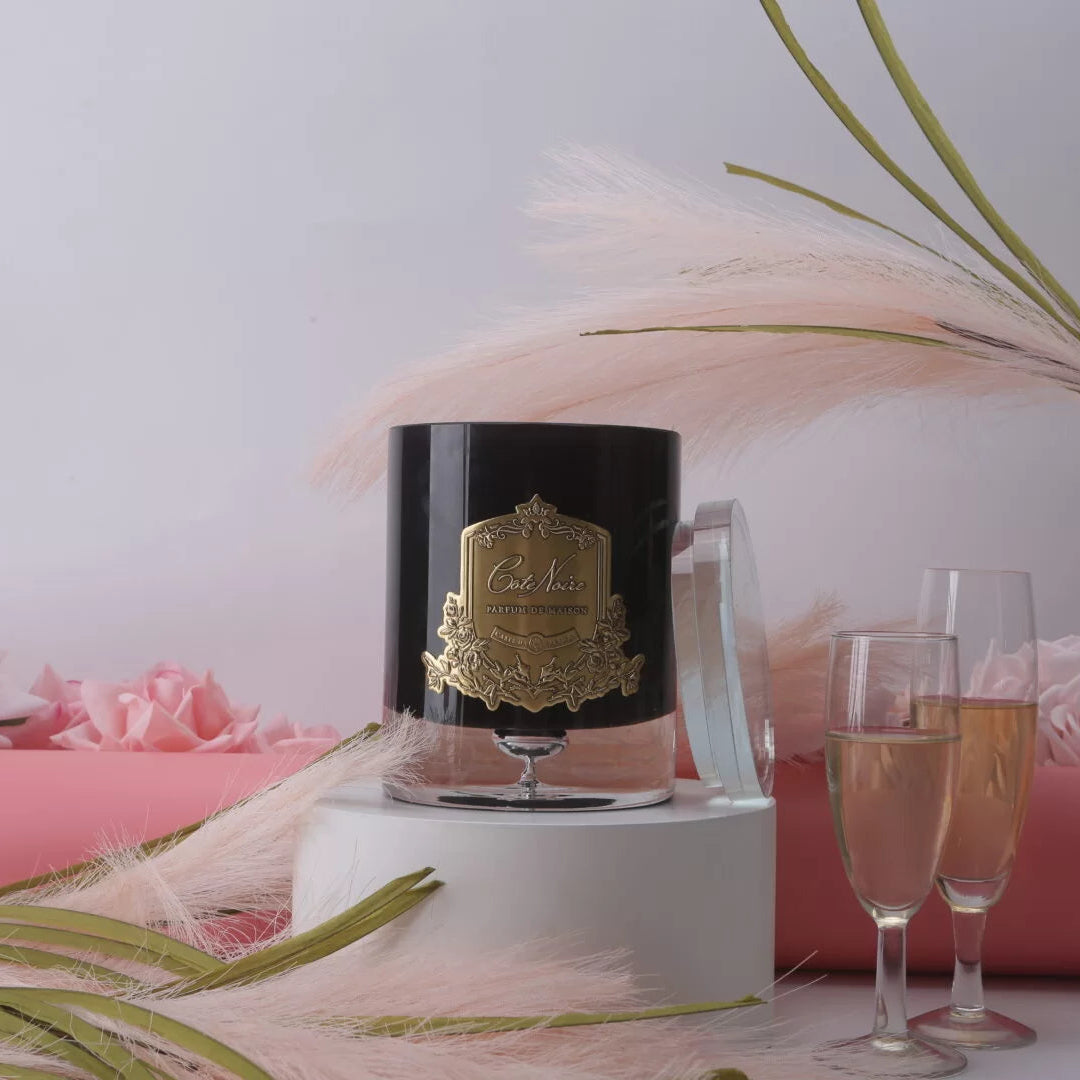 شمعة فاخرة عملاقة PINK CHAMPAGNE