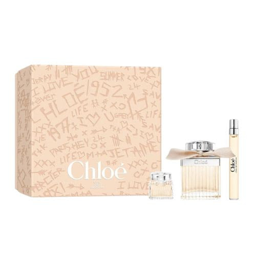 طقم Signature Eau de Parfum للنساء — 3 قطع (Chloé)